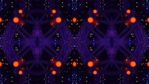 Poly Art Kaleidoscope Hypnotic Pattern Animation Footage Stock Footage 126687624