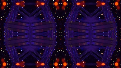 Poly Art Kaleidoscope Hypnotic Pattern Animation Footage Stock Footage 126687630
