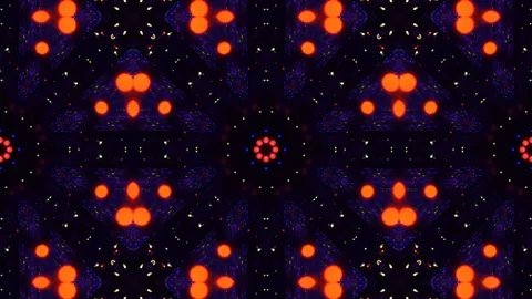 Poly Art Kaleidoscope Hypnotic Pattern Animation Footage Stock Footage 126687654