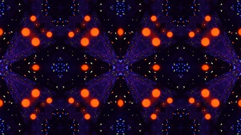 Poly Art Kaleidoscope Hypnotic Pattern Animation Footage Stock Footage 126687657