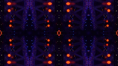 Poly Art Kaleidoscope Hypnotic Pattern Animation Footage Stock Footage 126687688