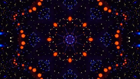 Poly Art Kaleidoscope Hypnotic Pattern Animation Footage Stock Footage 126687733