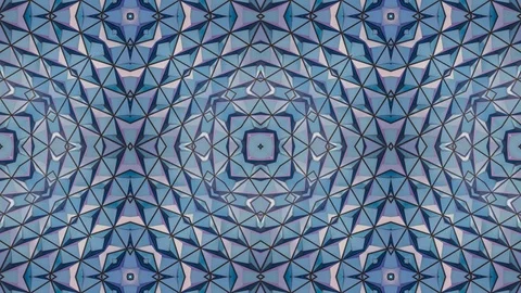Poly Art Kaleidoscope Hypnotic Pattern Animation Footage Stock Footage 126687827