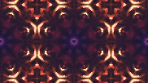 Poly Art Kaleidoscope Hypnotic Pattern Animation Footage Stock Footage 126687954