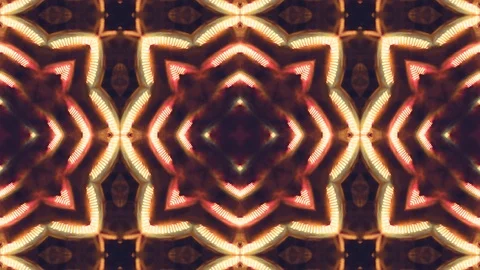 Poly Art Kaleidoscope Hypnotic Pattern Animation Footage Stock Footage 126687974