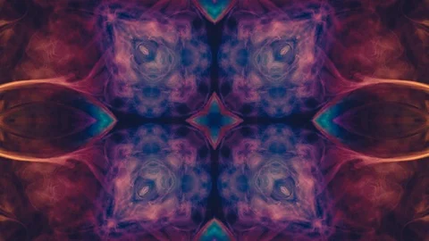 Poly Art Kaleidoscope Hypnotic Pattern Animation Footage Stock Footage 126687975