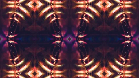 Poly Art Kaleidoscope Hypnotic Pattern Animation Footage Stock Footage 126687998