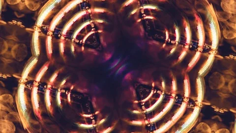 Poly Art Kaleidoscope Hypnotic Pattern Animation Footage Stock Footage 126688020