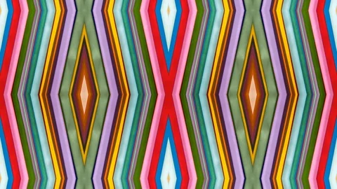 Poly Art Kaleidoscope Hypnotic Pattern Animation Footage Stock Footage 126688203