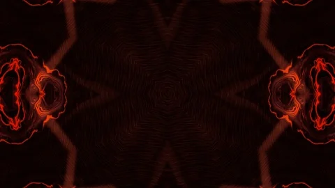 Poly Art Kaleidoscope Hypnotic Pattern Animation Footage Stock Footage 126688336