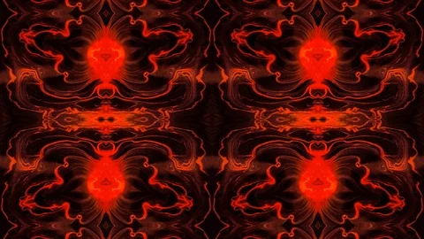 Poly Art Kaleidoscope Hypnotic Pattern Animation Footage Stock Footage 126688338