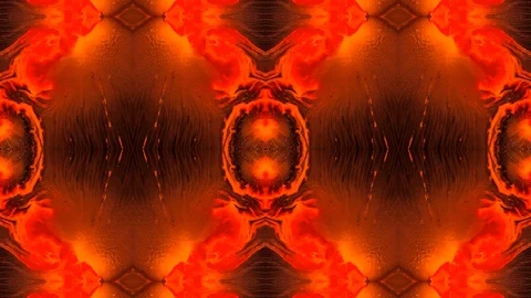 Poly Art Kaleidoscope Hypnotic Pattern Animation Footage Stock Footage 126688357