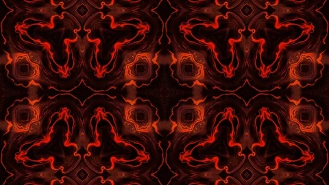 Poly Art Kaleidoscope Hypnotic Pattern Animation Footage Stock Footage 126688386