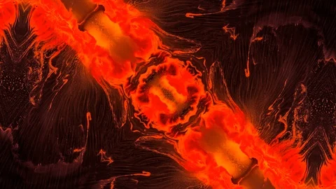 Poly Art Kaleidoscope Hypnotic Pattern Animation Footage Stock Footage 126688448