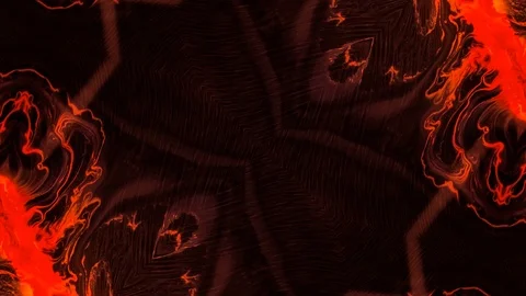 Poly Art Kaleidoscope Hypnotic Pattern Animation Footage Video stock 126688453