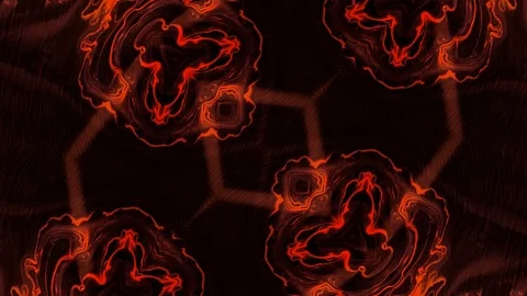 Poly Art Kaleidoscope Hypnotic Pattern Animation Footage Stock Footage 126688472