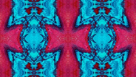 Poly Art Kaleidoscope Hypnotic Pattern Animation Footage Stock Footage 126688497