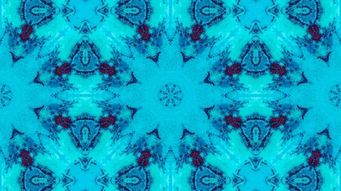 Poly Art Kaleidoscope Hypnotic Pattern Animation Footage Stock Footage 126688534