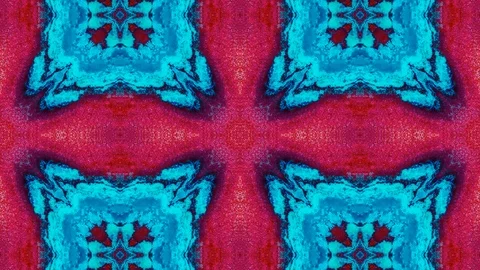 Poly Art Kaleidoscope Hypnotic Pattern Animation Footage Stock Footage 126688556