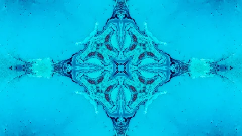 Poly Art Kaleidoscope Hypnotic Pattern Animation Footage Stock Footage 126688567