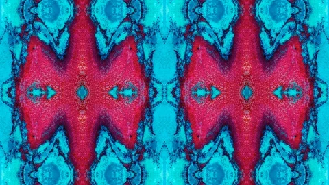 Poly Art Kaleidoscope Hypnotic Pattern Animation Footage Stock Footage 126688589