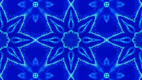Poly Art Kaleidoscope Hypnotic Pattern Animation Footage Stock Footage 126688725