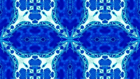 Poly Art Kaleidoscope Hypnotic Pattern Animation Footage Stock Footage 126688740