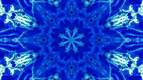Poly Art Kaleidoscope Hypnotic Pattern Animation Footage Stock Footage 126688751