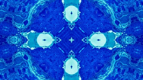 Poly Art Kaleidoscope Hypnotic Pattern Animation Footage Stock Footage 126688784