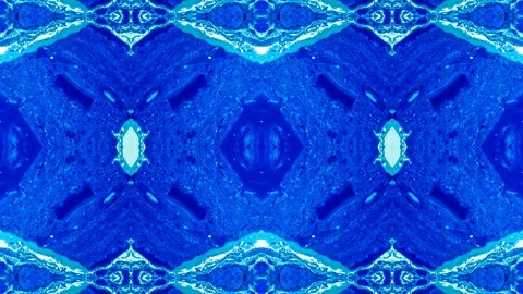 Poly Art Kaleidoscope Hypnotic Pattern Animation Footage Stock Footage 126688797