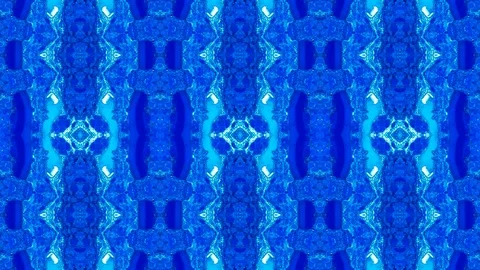Poly Art Kaleidoscope Hypnotic Pattern Animation Footage Stock Footage 126688812