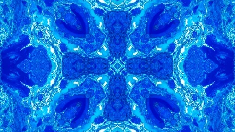 Poly Art Kaleidoscope Hypnotic Pattern Animation Footage Stock Footage 126688855