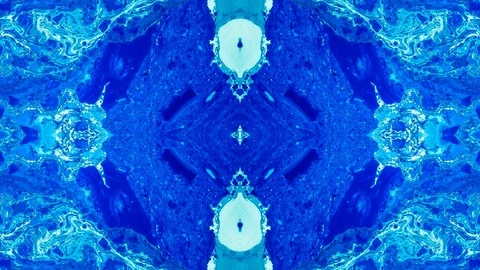 Poly Art Kaleidoscope Hypnotic Pattern Animation Footage Stock Footage 126688876