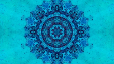 Poly Art Kaleidoscope Hypnotic Pattern Animation Footage Stock Footage 126688964