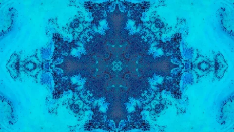 Poly Art Kaleidoscope Hypnotic Pattern Animation Footage Stock Footage 126689020