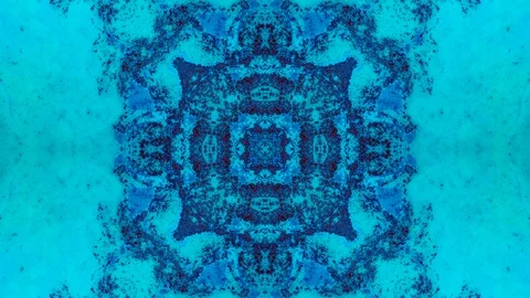 Poly Art Kaleidoscope Hypnotic Pattern Animation Footage Stock Footage 126689040