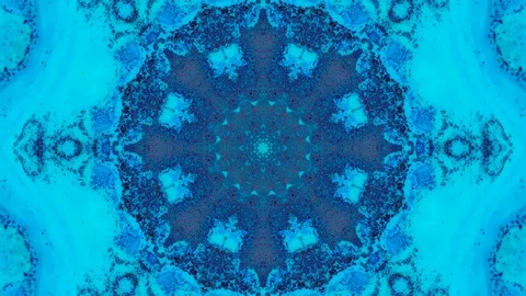 Poly Art Kaleidoscope Hypnotic Pattern Animation Footage Stock Footage 126689063