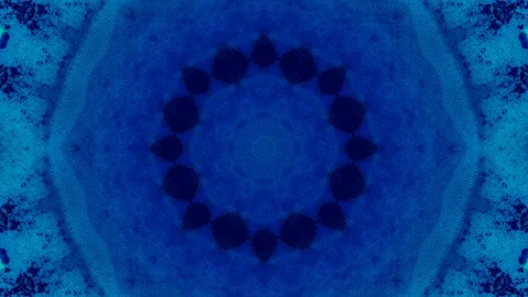 Poly Art Kaleidoscope Hypnotic Pattern Animation Footage Stock Footage 126689120