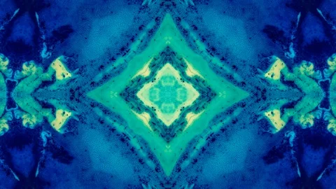 Poly Art Kaleidoscope Hypnotic Pattern Animation Footage Stock Footage 126689125