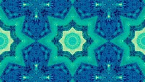Poly Art Kaleidoscope Hypnotic Pattern Animation Footage Stock Footage 126689196