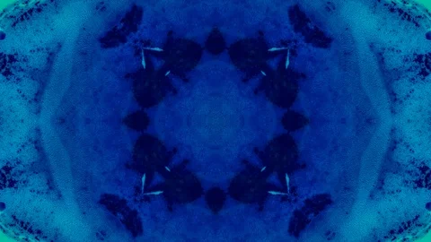 Poly Art Kaleidoscope Hypnotic Pattern Animation Footage Stock Footage 126689229