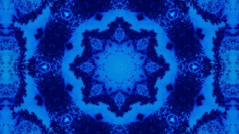 Poly Art Kaleidoscope Hypnotic Pattern Animation Footage Stock Footage 126689250