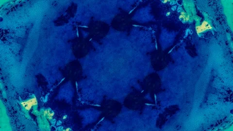 Poly Art Kaleidoscope Hypnotic Pattern Animation Footage Stock Footage 126689253