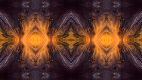 Poly Art Kaleidoscope Hypnotic Pattern Animation Footage Stock Footage 126689328
