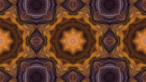Poly Art Kaleidoscope Hypnotic Pattern Animation Footage Stock Footage 126689344
