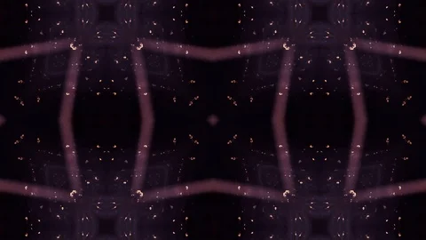 Poly Art Kaleidoscope Hypnotic Pattern Animation Footage Video stock 126689353