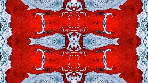 Poly Art Kaleidoscope Hypnotic Pattern Animation Footage Stock Footage 126689509