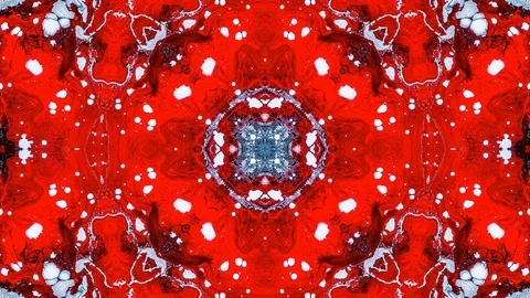 Poly Art Kaleidoscope Hypnotic Pattern Animation Footage Stock Footage 126689588
