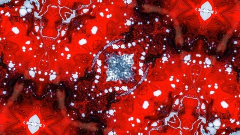 Poly Art Kaleidoscope Hypnotic Pattern Animation Footage Stock Footage 126689618