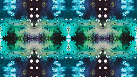 Poly Art Kaleidoscope Hypnotic Pattern Animation Footage Stock Footage 126689708
